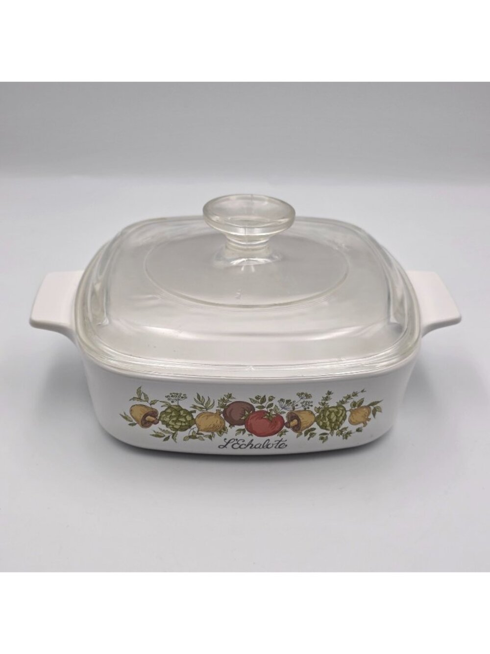 Vintage CorningWare Spice of Life L’Echalote A-1-B 1 Qt w Lid USA